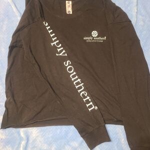 Simply Southern long sleeve crop tee